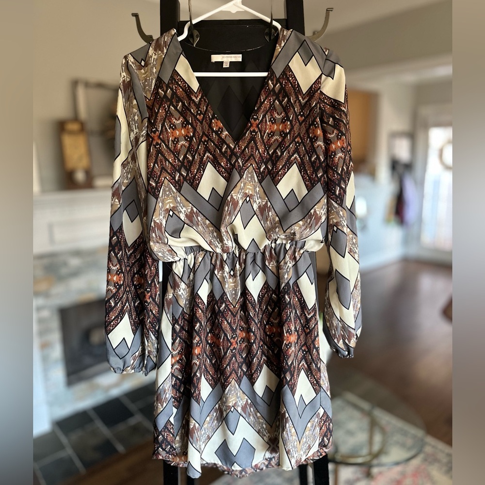 Lavender Brown size small dress